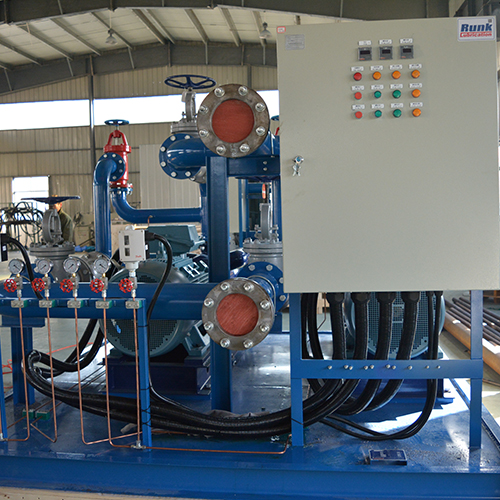 pump station for unloading oil